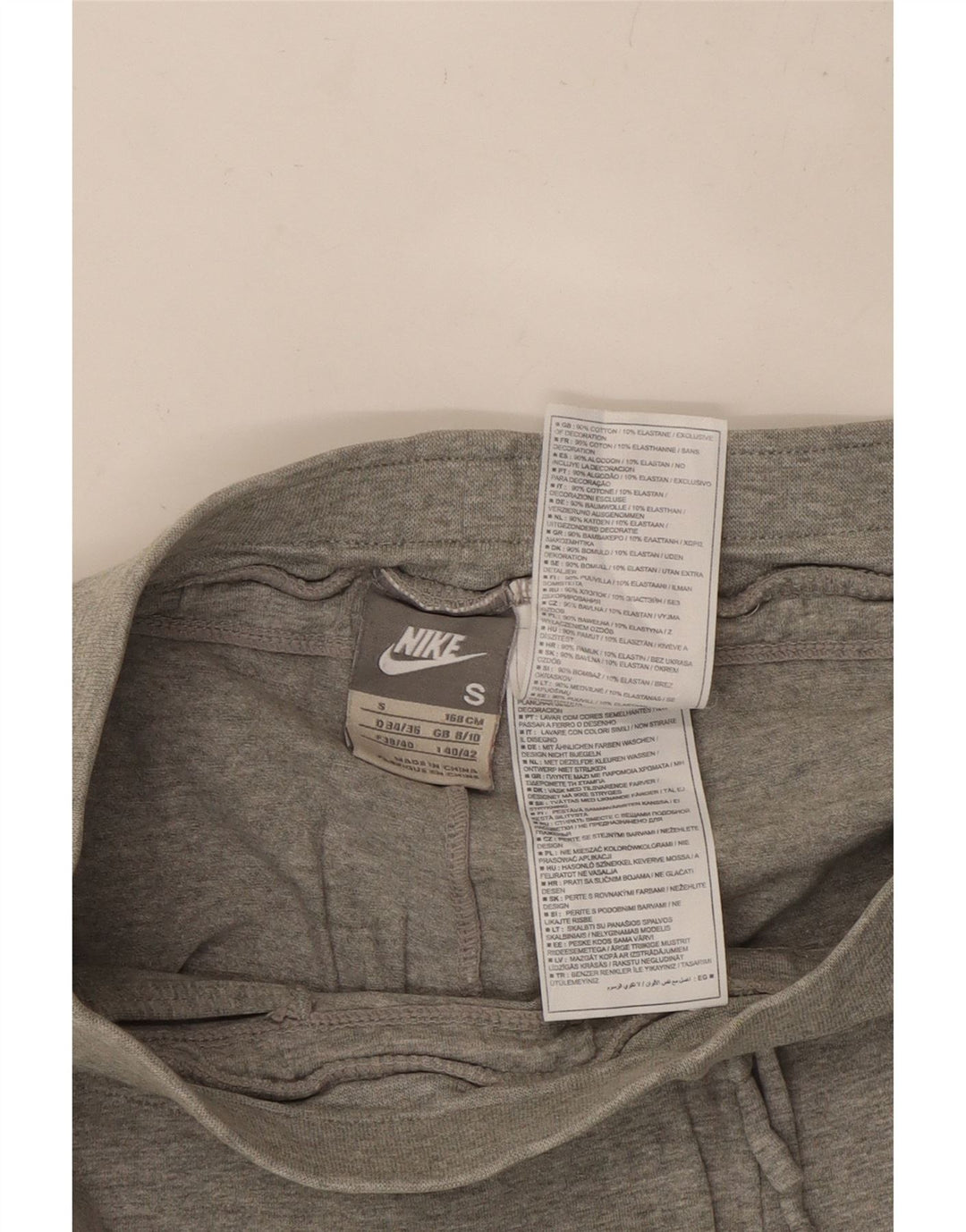 NIKE ženske sportske kratke hlače UK 8/10, mali sivi pamuk