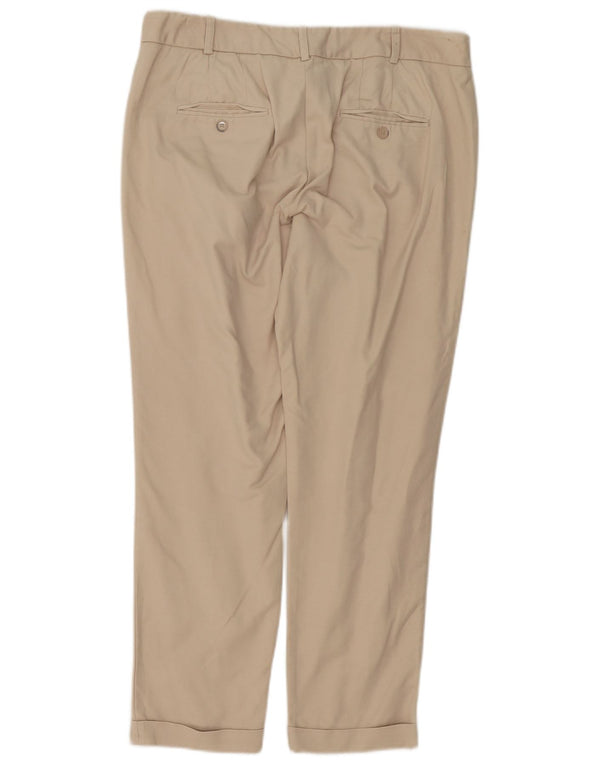 Zara ženske uske chino hlače EU 42 Large W32 L27 Bež pamuk