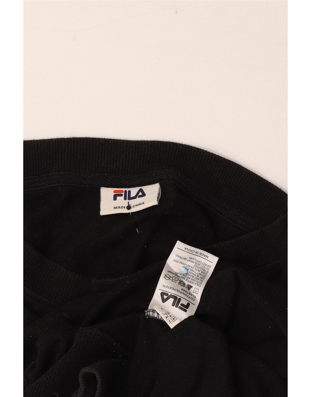 Fila muška majica s grafičkim motivima, veliki crni pamuk