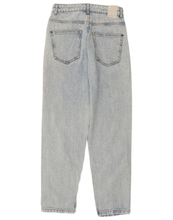 Zara ženske traperice s visokim strukom, EU 36 XS W26 L27 plavi pamuk