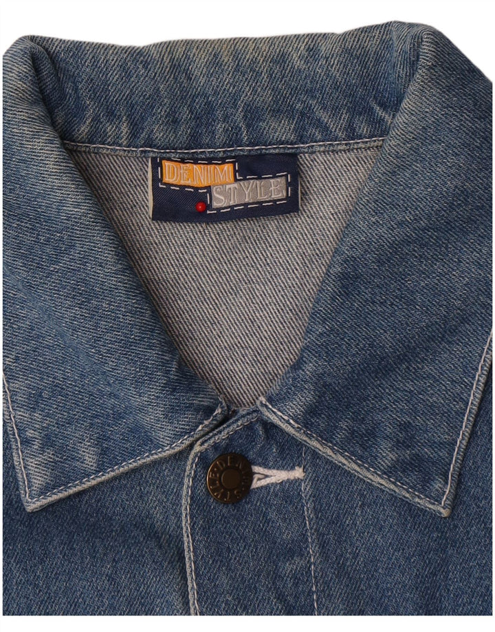 Denim Style muška traper jakna EU 50 veliki plavi pamuk