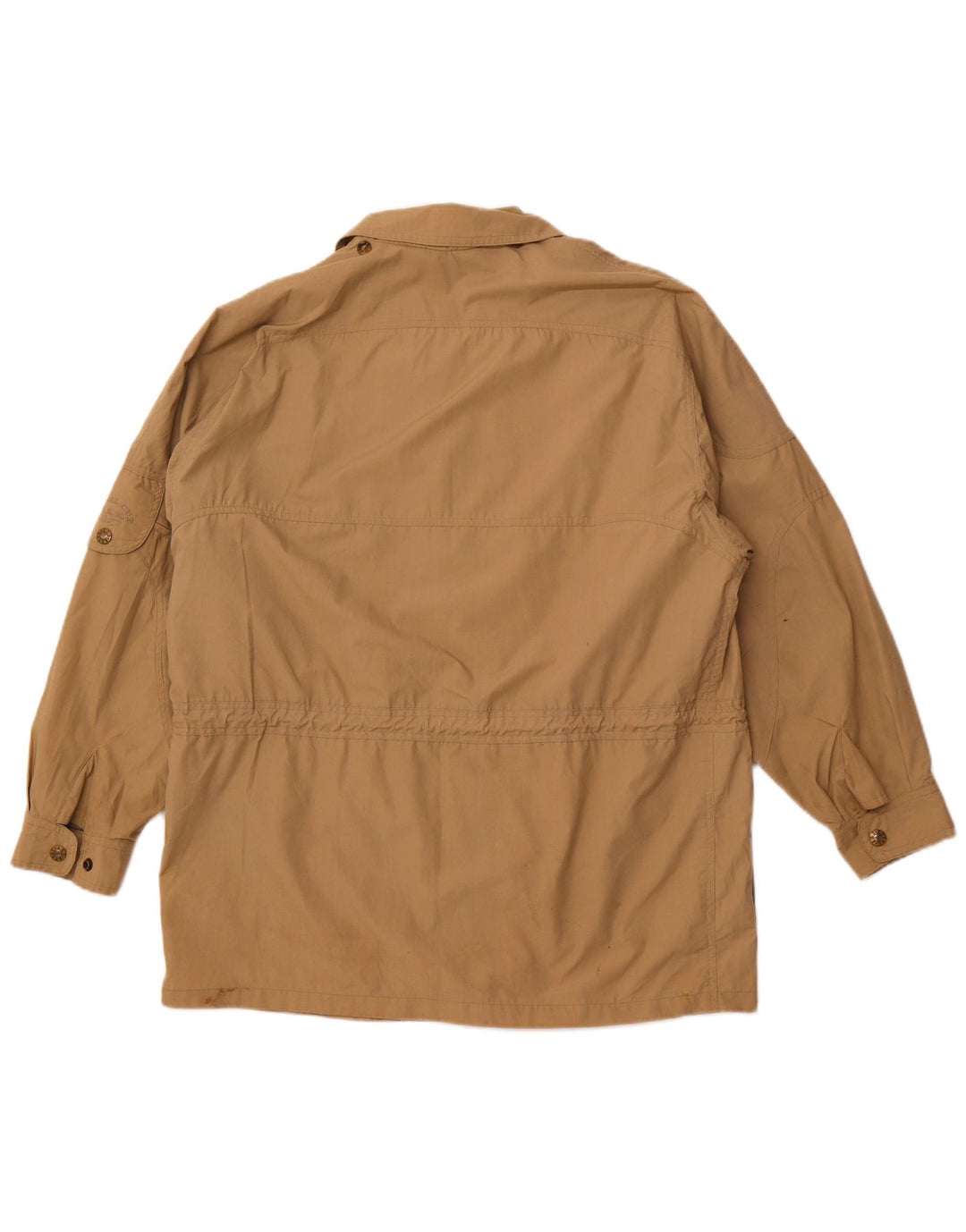 VINTAGE Mens Utility Jacket UK 38 Medium Beige Polyester