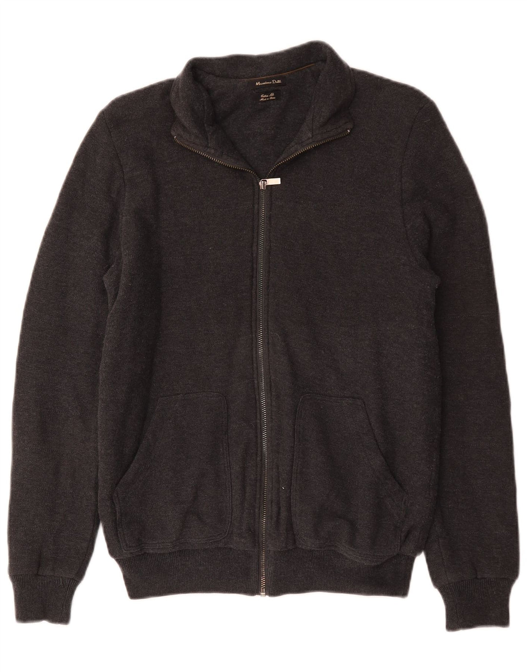 Srednje siva pamučna muška trenirka Massimo Dutti