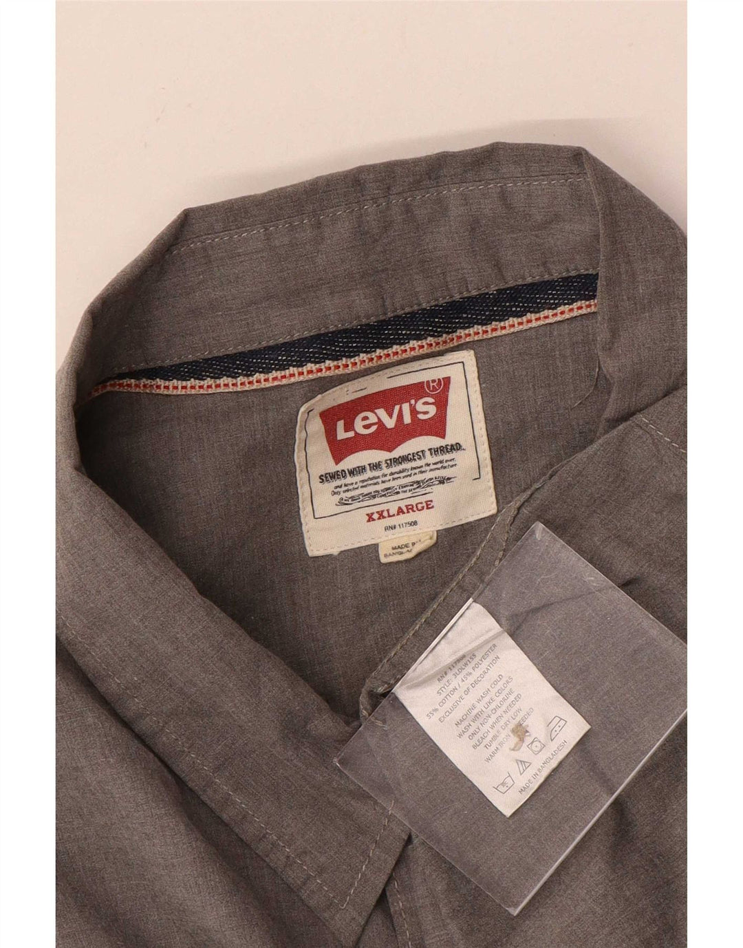 Levi's muška košulja 2XL sivi pamuk