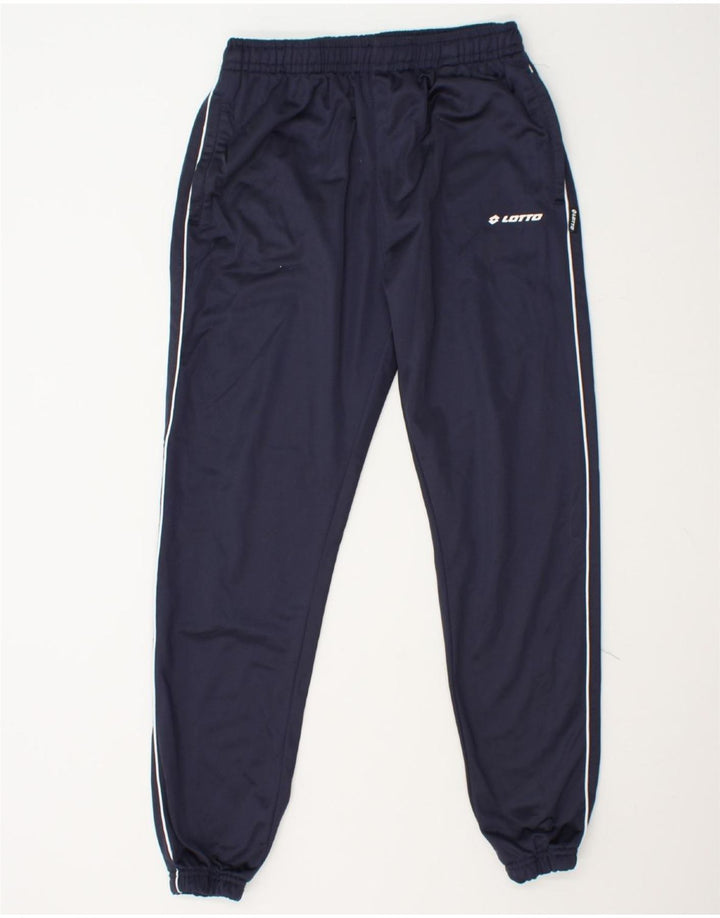 LOTTO Mens Tracksuit Trousers Joggers Medium  Navy Blue Polyester Vintage Lotto and Second-Hand Lotto from Messina Hembry 