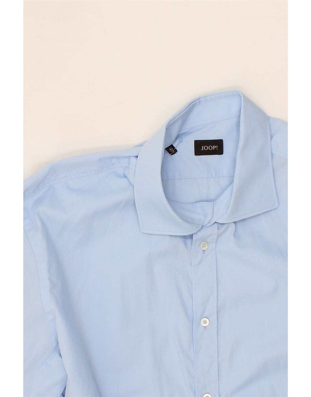 JOOP Mens Formal Shirt Size 43 17 XL Blue Cotton Vintage Joop and Second-Hand Joop from Messina Hembry 