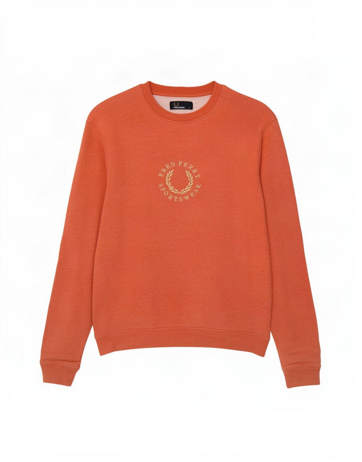 Fred Perry muški džemper s grafičkim motivima, mali crveni pamuk