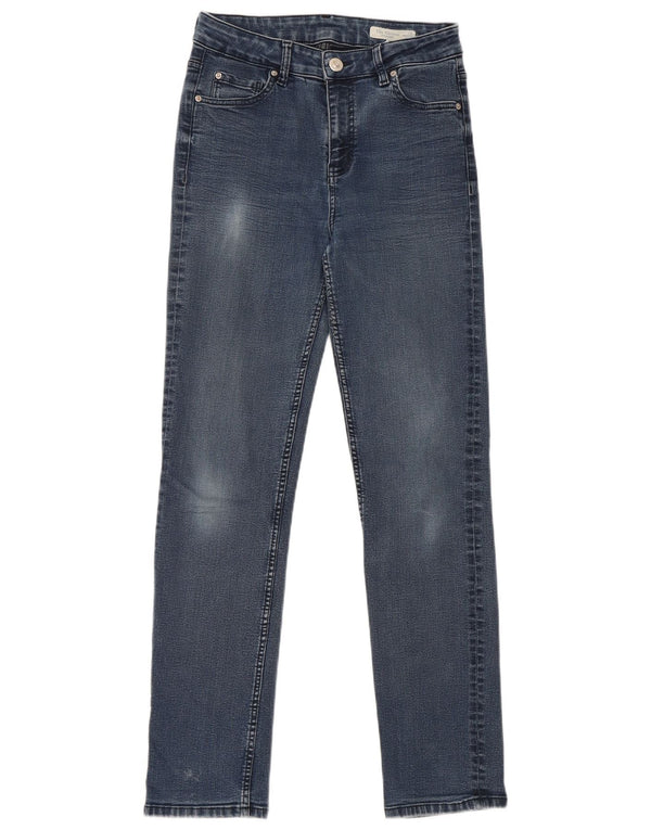 Marks & Spencer ženske ravne traperice Sienna UK 10 male W28 L29 plava