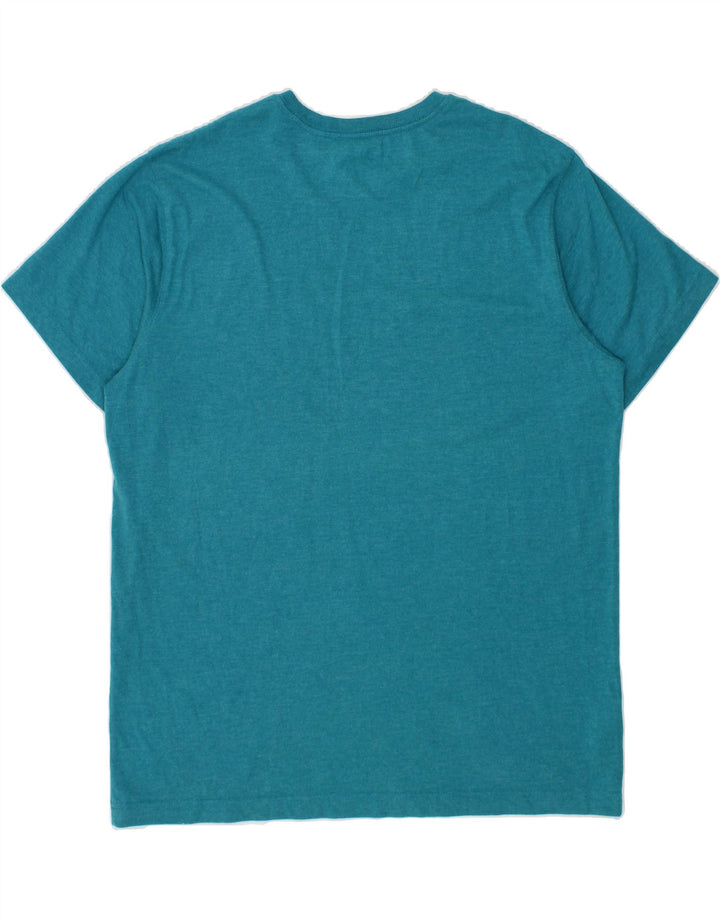 EDDIE BAUER Mens T-Shirt Top XL Blue Cotton Vintage Eddie Bauer and Second-Hand Eddie Bauer from Messina Hembry 
