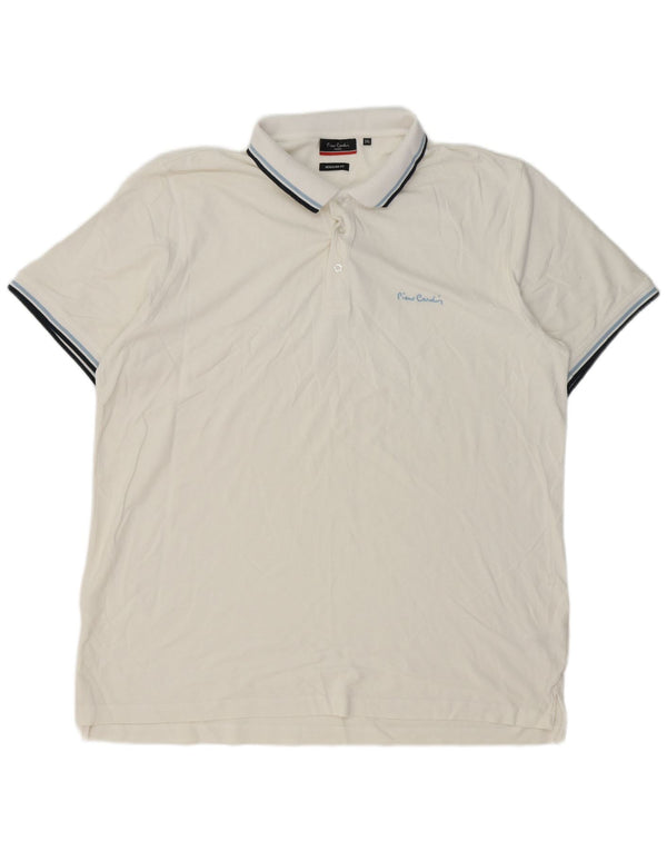 Pierre Cardin muška polo majica 3XL bijeli pamuk