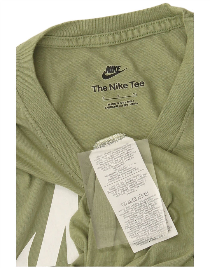 Nike muška majica s grafičkim motivima, mali kaki pamuk