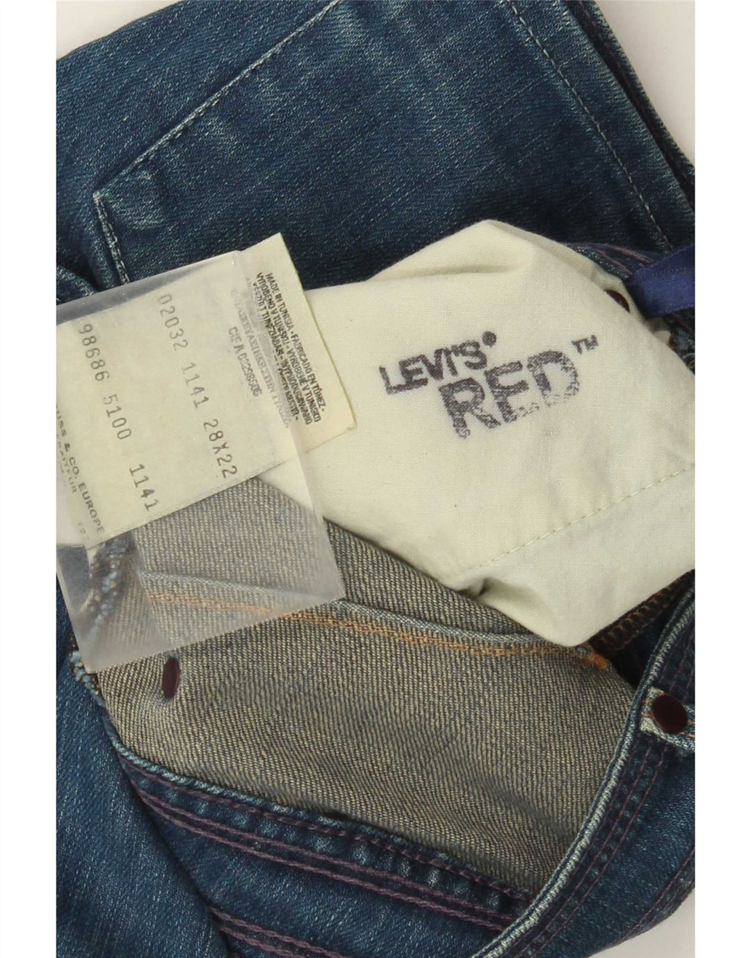 Levi's ženska traper suknja W28 srednje plavi pamuk