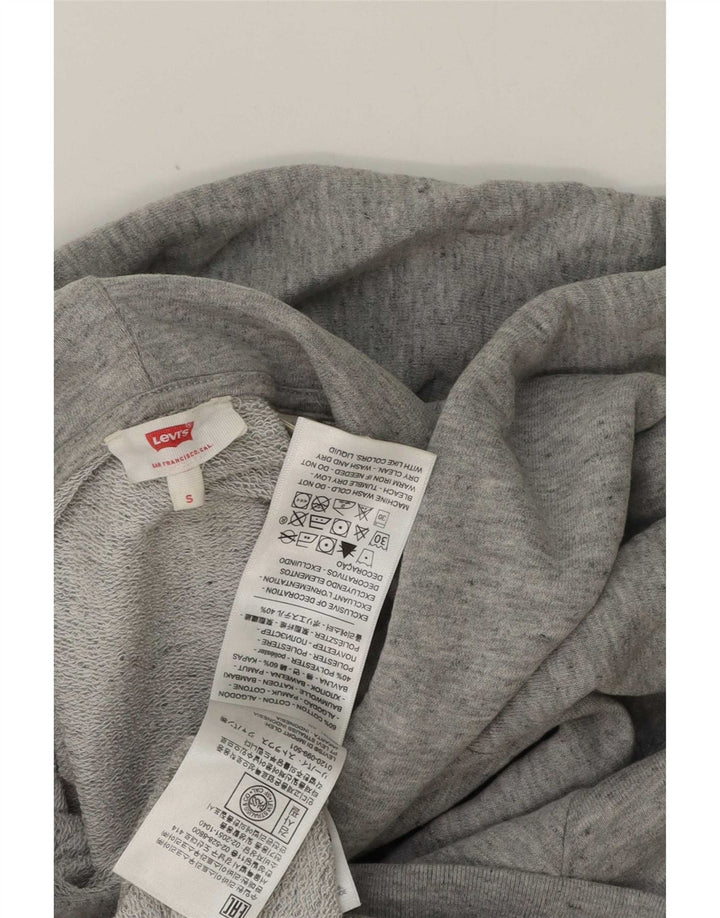 Levi's muška majica s kapuljačom s grafičkim motivima, mali sivi pamuk