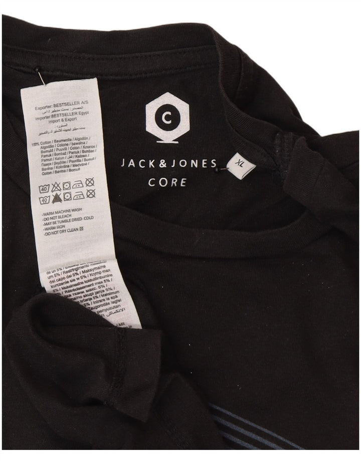 Jack & Jones muška majica XL crni pamuk