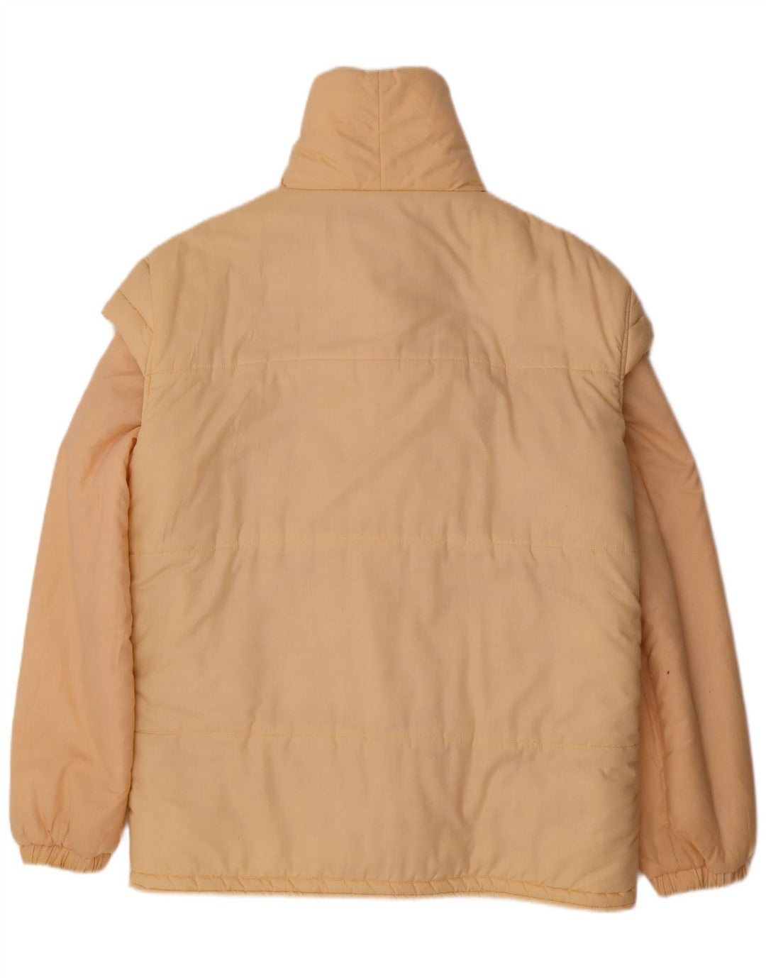 Vintage muška podstavljena jakna UK 40 veliki bež poliester