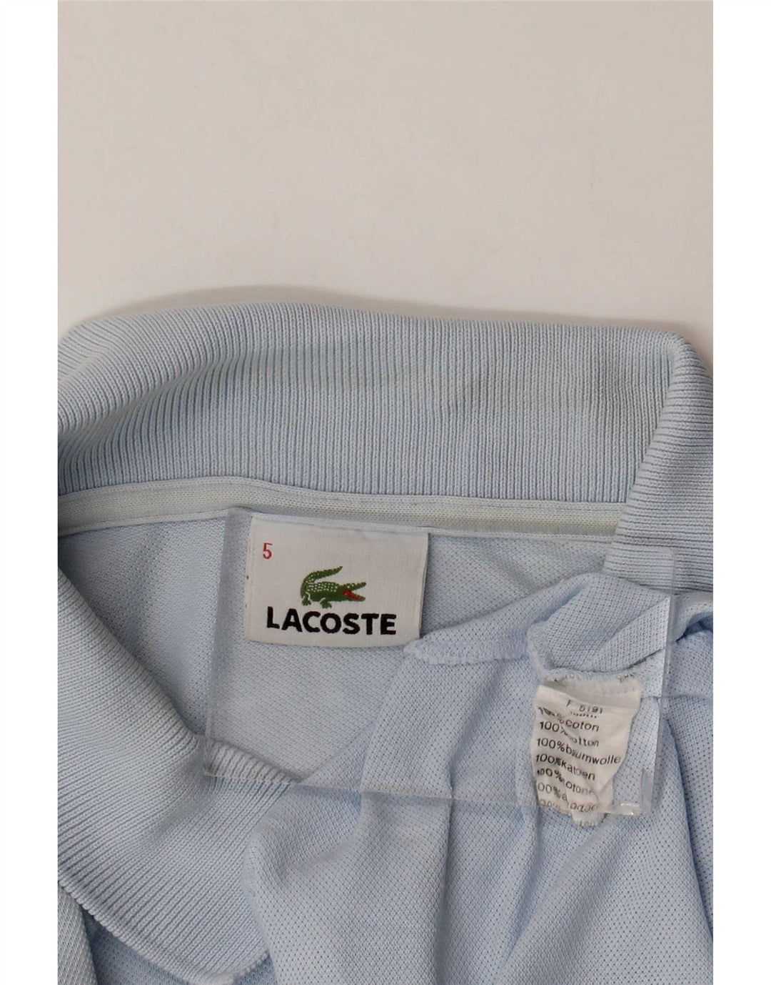 Lacoste muška polo majica veličine 5 velika plava pamuk