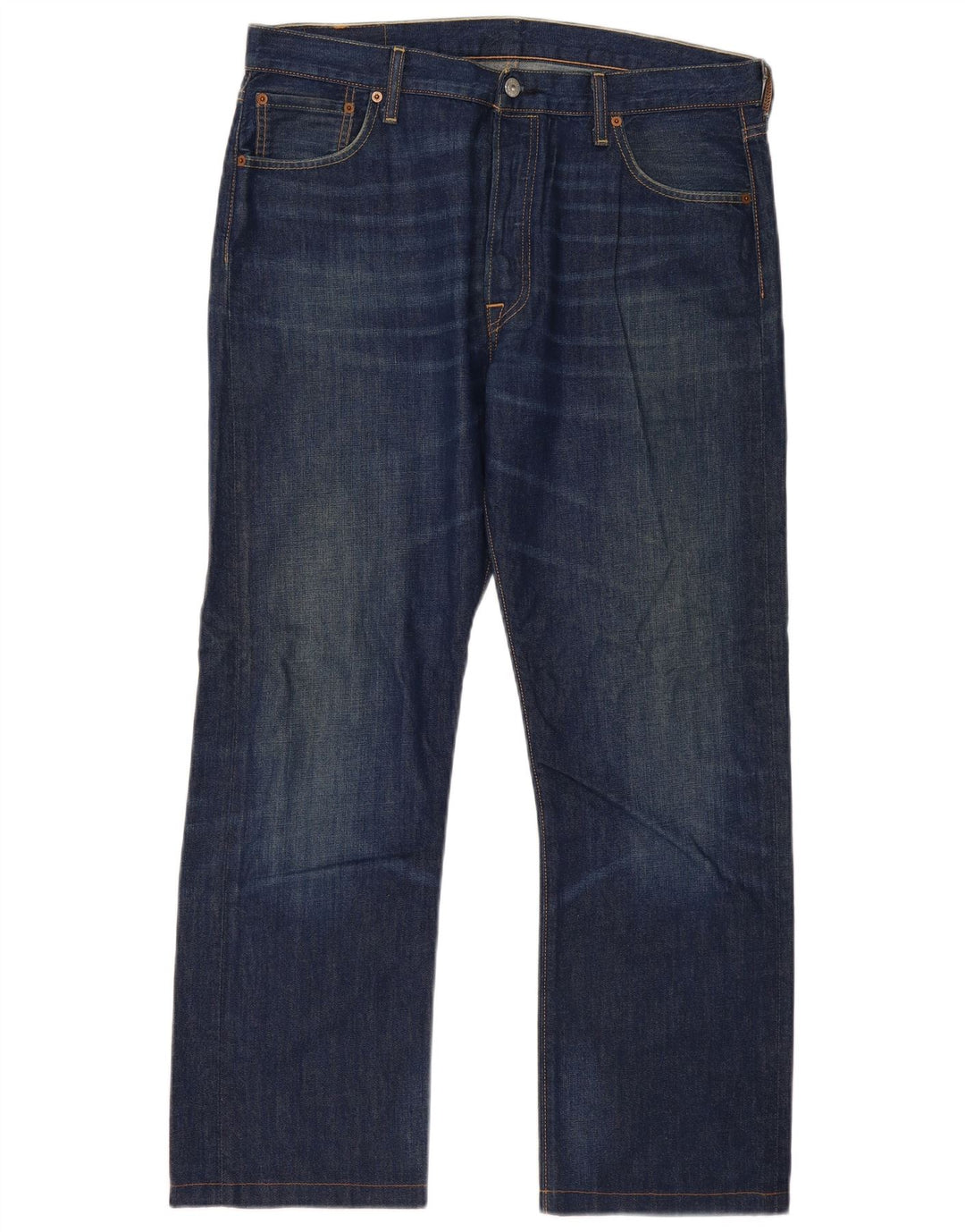 Levi's muške 501 ravne traperice W36 L30 plavi pamuk