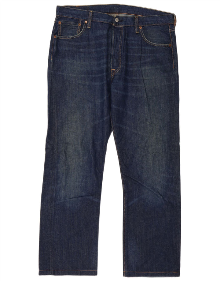 Levi's muške 501 ravne traperice W36 L30 plavi pamuk