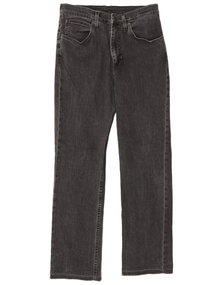 Lee Mens Brooklyn Straight Jeans W32 L34 Sivi pamuk