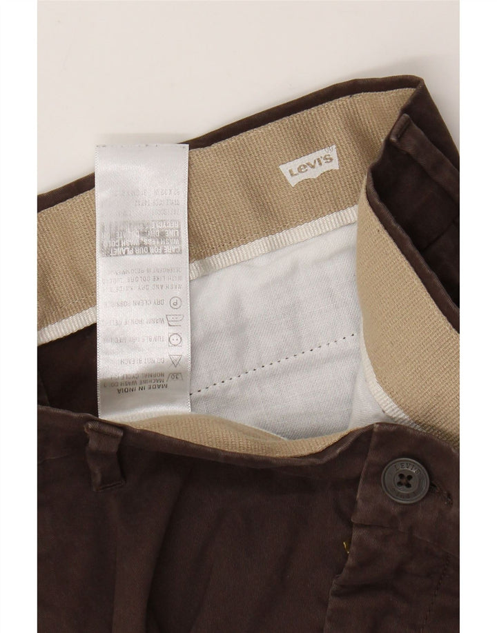 LEVI'S muške uske skraćene hlače W32 L24 smeđe