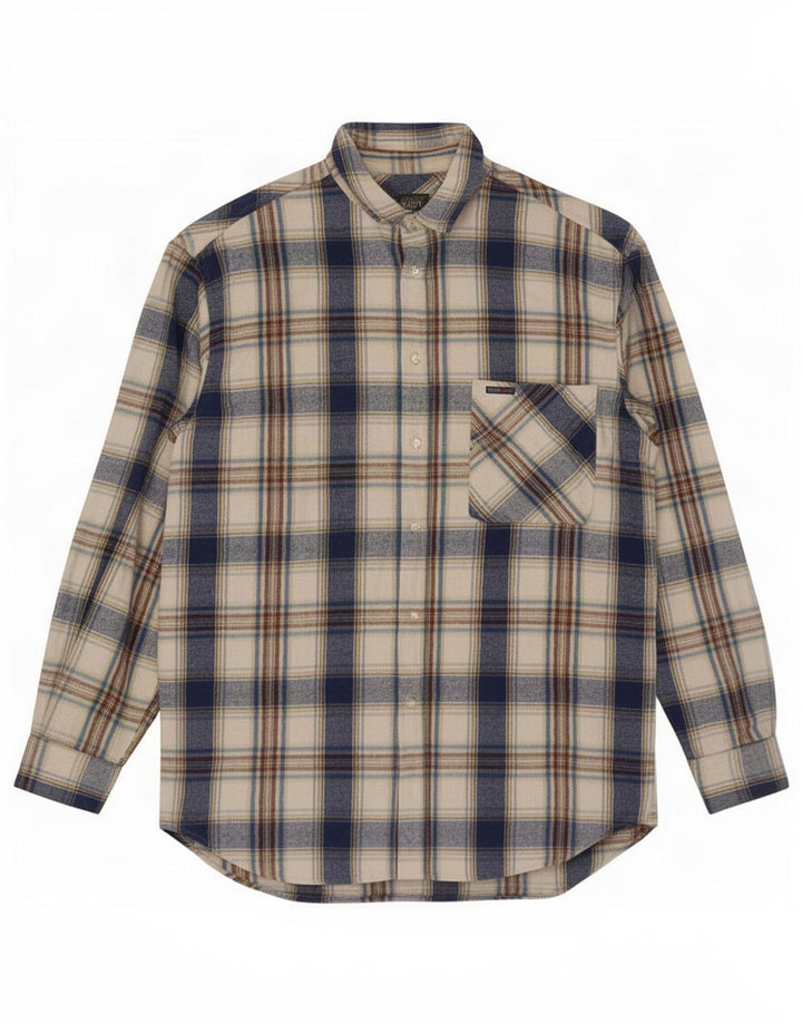 Think Pink muška flanelska košulja 2XL plavi karirani