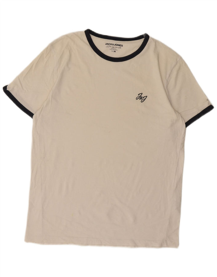 Jack & Jones muška majica kratkih rukava Srednje bijeli pamuk