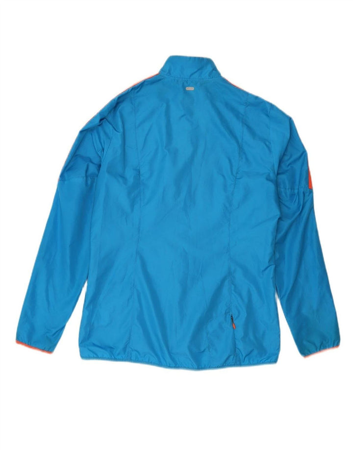 ADIDAS Womens Clima Proof Tracksuit Top Jacket UK 12/14 Medium Blue Vintage Adidas and Second-Hand Adidas from Messina Hembry 