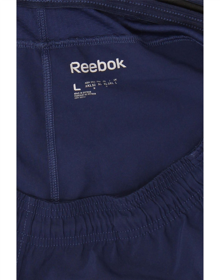 REEBOK Muške sportske kratke hlače velike tamnoplave poliesterske boje
