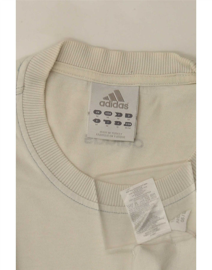 Adidas muška majica kratkih rukava srednje veličine, bijeli pamuk