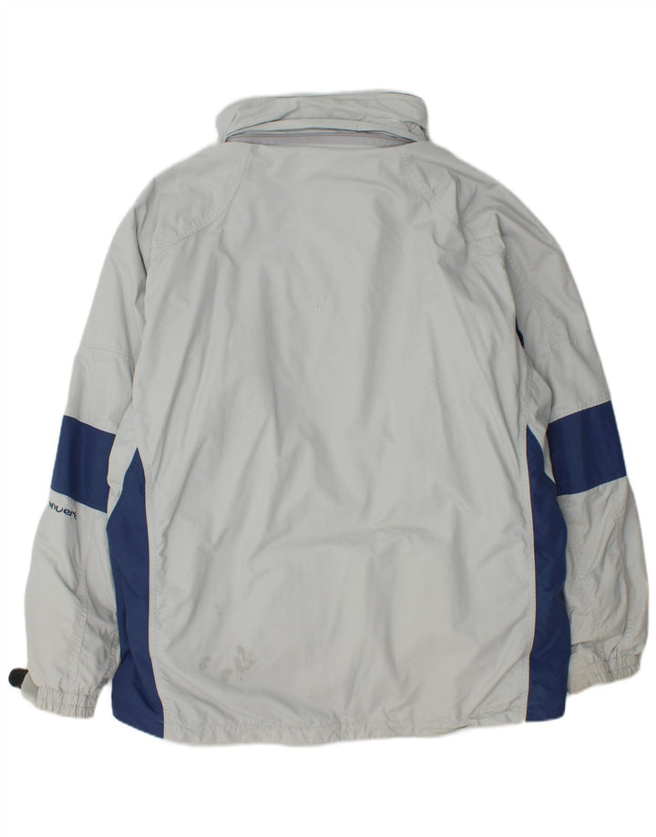 Columbia muška vjetrovka jakna UK 40 Large Blue Colourblock najlon