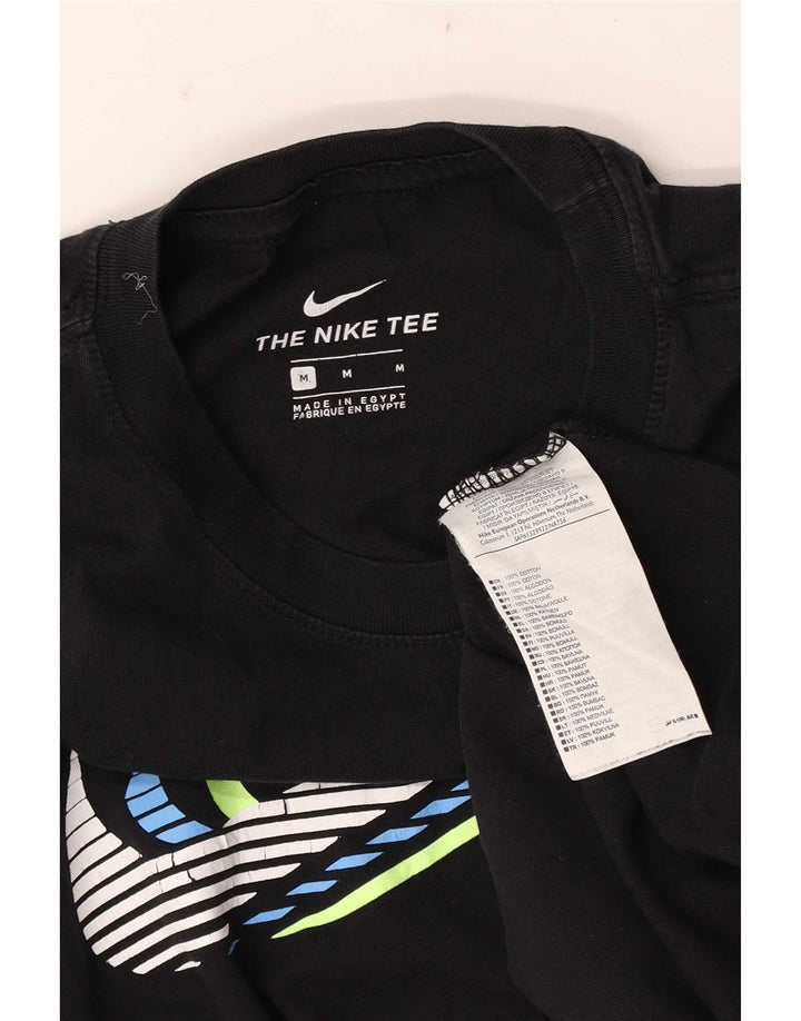 Nike Muška majica kratkih rukava srednje veličine crni pamuk