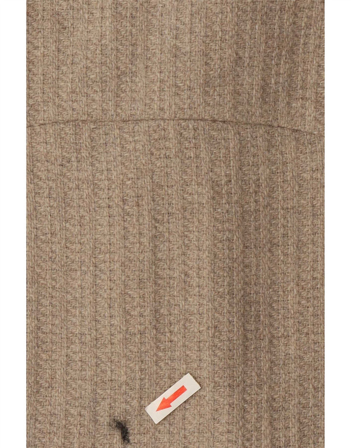 Oasis ženski preveliki otvoreni kaput UK 10 Small Beige Wool