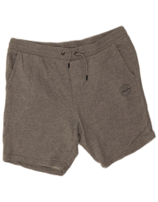 Jack & Jones muške sportske kratke hlače 2XL sivi flekasti pamuk