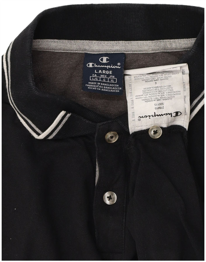 Champion muška polo majica velika crna pamučna