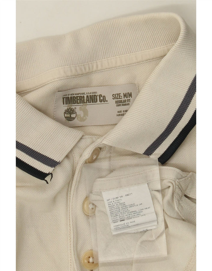 Timberland muška polo majica standardnog kroja, srednje bijelog pamuka