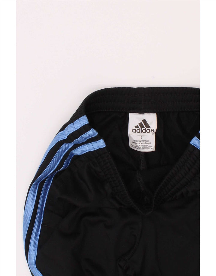 Adidas Hlače za trenirku za dječake 5-6 godina crne od poliestera