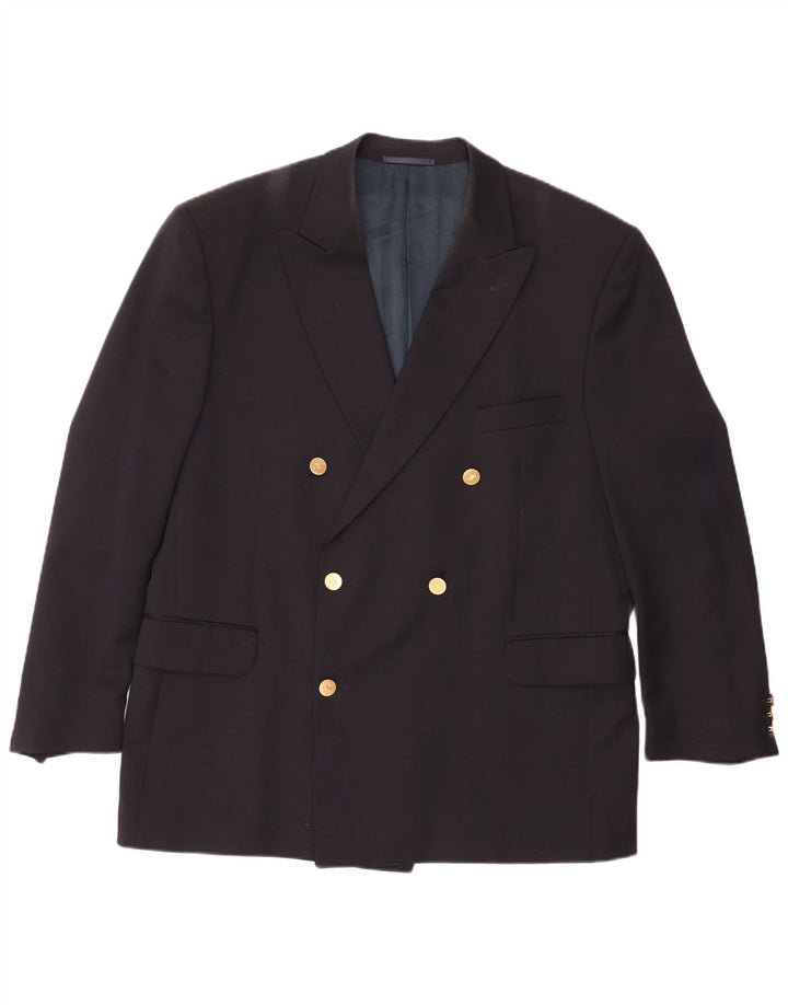 Jaeger muška jakna s dvostrukim kopčanjem IT 54 2XL tamnoplava vuna