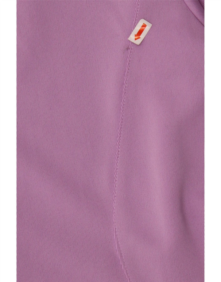 LOTTO Womens Tracksuit Top Jacket UK 22 3XL Purple Polyester