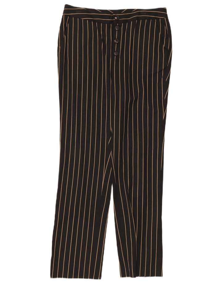 MASSIMO DUTTI Ženske Chino hlače visokog struka EU 38 Male W28 L28 Crne