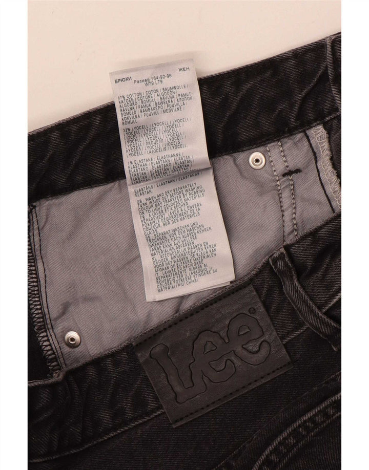 Lee Mens Rider Straight Jeans W31 L31 Sivi pamuk
