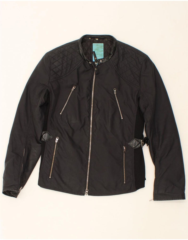 ESCADA Womens Utility Jacket IT 40 Small Black Vintage Escada and Second-Hand Escada from Messina Hembry 