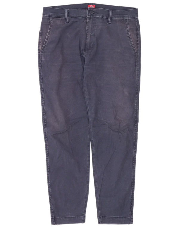 Levi's muške uske chino hlače W32 L30 plavi pamuk
