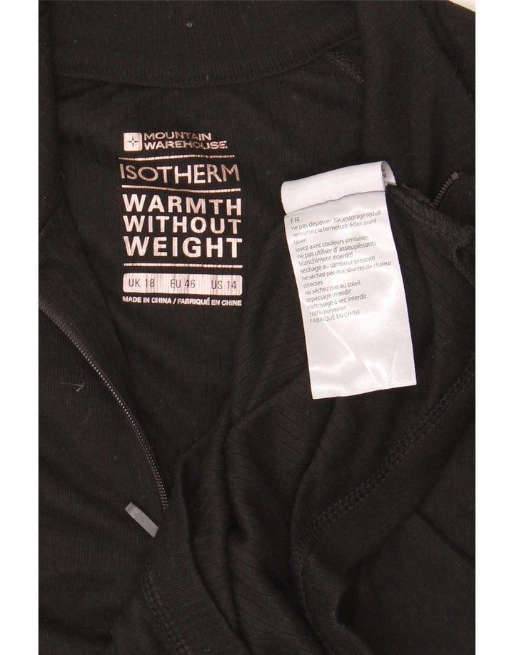Gornji dio trenirke Mountain Warehouse s patentnim izrezom UK 18 XL crna