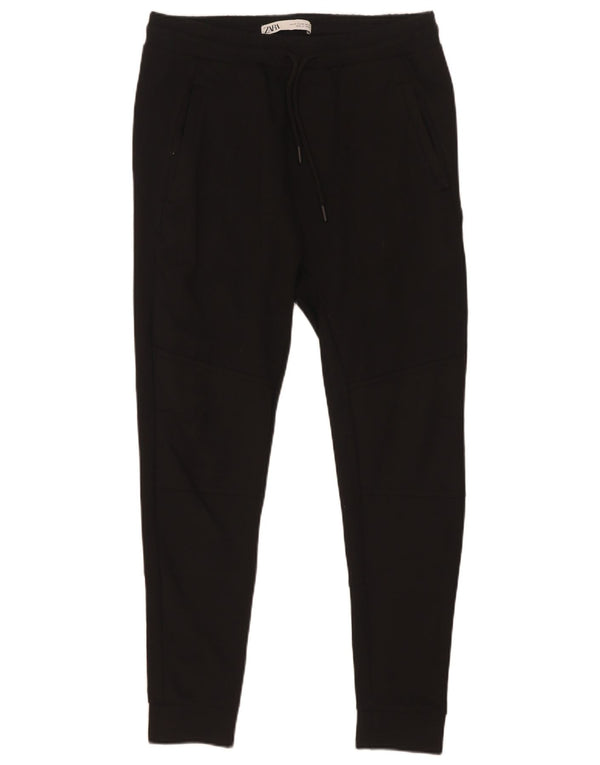 Zara muške trenirke Hlače Joggers Srednji crni poliester