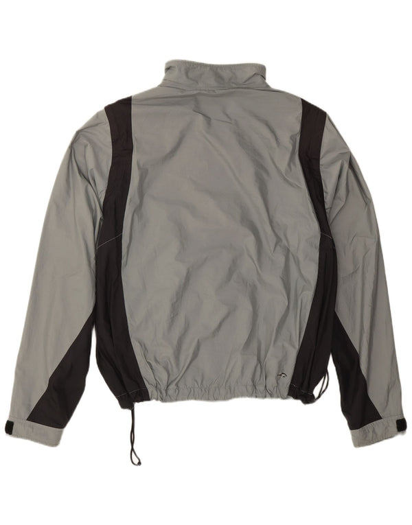 Adidas muška kišna jakna UK 40 Large Grey Colourblock poliester