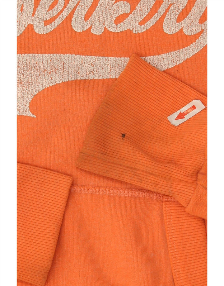 Superdry ženska majica s kapuljačom s kapuljačom UK 10 mali narančasti poliester