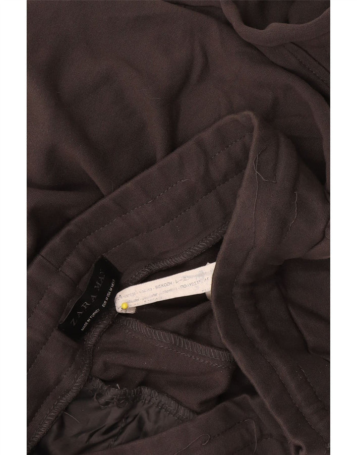 Zara muške trenirke Hlače Joggers Srednje siva viskoza