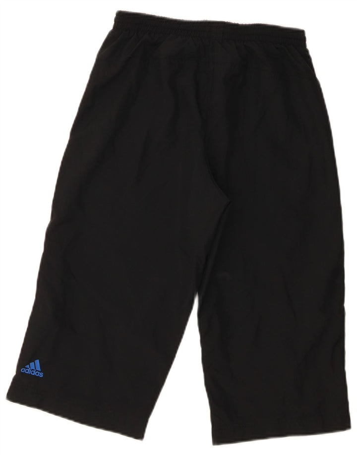 Adidas kratke sportske hlače za dječake od 11 do 12 godina, crni poliester