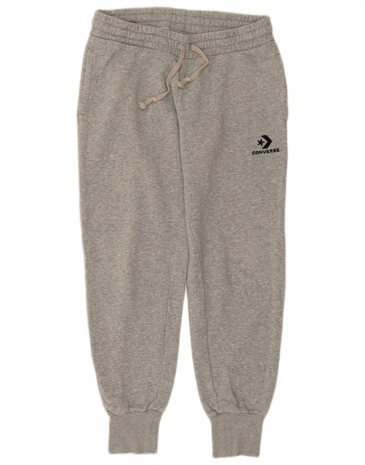 CONVERSE Ženska trenirka Hlače Joggers UK 14 Srednje sivi pamuk