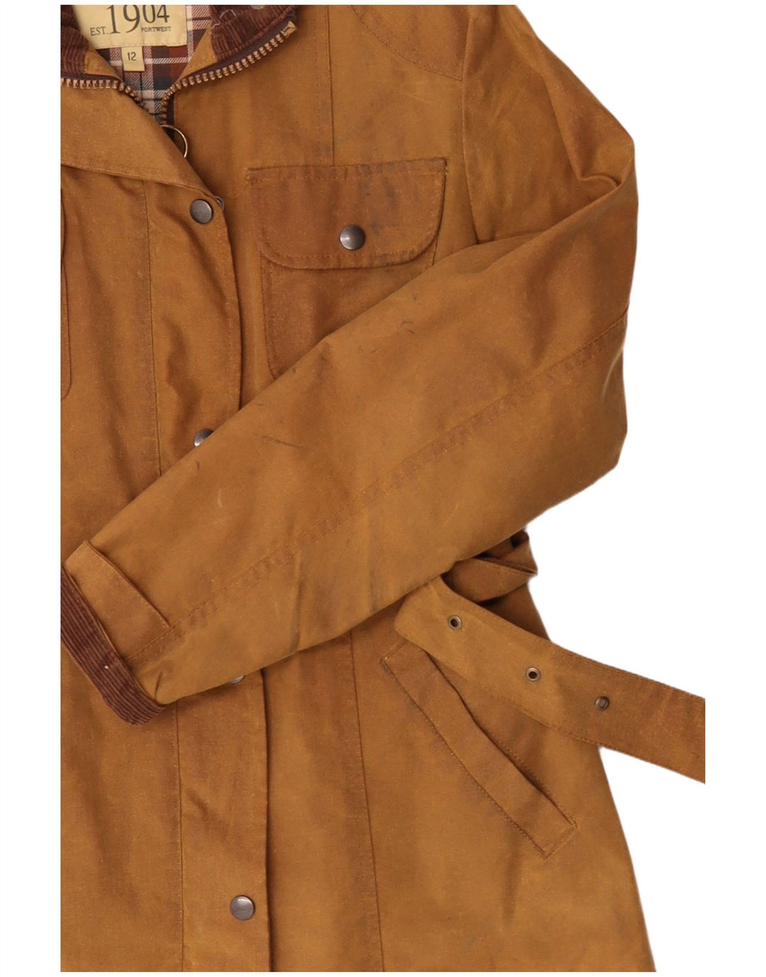 PORTWEST Ženska jakna od voštanog pamuka UK 12 Srednje bež pamuk